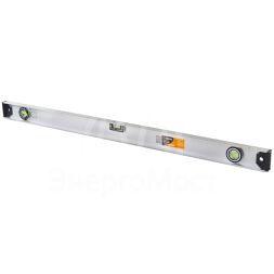 Уровень алюминиевый «Рельс» 1000мм 3 глазка фрезерованный Вихрь