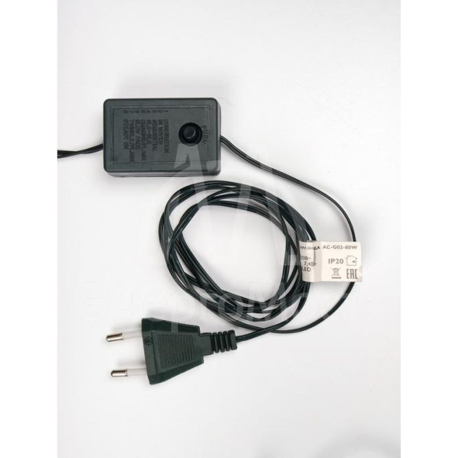 Гирлянда AC-G02-80W 80LED 8.8м 8реж. 220В бел. ФАZА 5047716