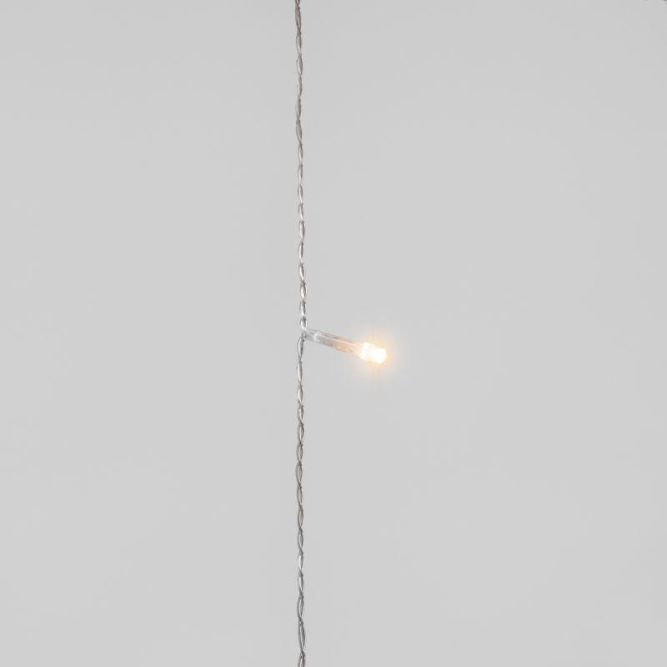 Гирлянда светодиодная занавес 1.5х1.5м 64 LED теплый бел. прозр. ПВХ IP20 свечение с динамикой 220В не соединяется с контроллером Neon-Night 235-406