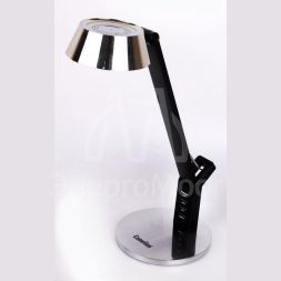 Светильник настольный KD-835 C03 LED 8Вт 230В 480лм сенс.рег.ярк и цвет.темп. USB-5В.1А серебр. Camelion 12998