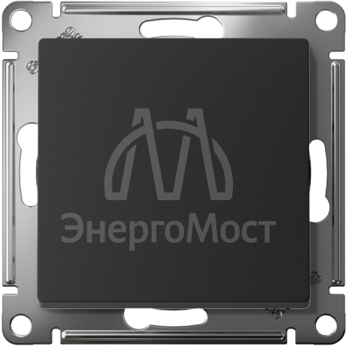 Механизм переключателя 1-кл. СП AtlasDesign 10А IP20 (сх. 6) 10AX карбон SchE ATN001061