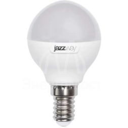 Лампа светодиодная PLED-SP-G45 7Вт шар 3000К тепл. бел. E14 540лм 230В JazzWay 1027856-2