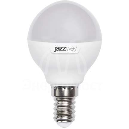 Лампа светодиодная PLED-SP-G45 7Вт шар 3000К тепл. бел. E14 540лм 230В JazzWay 1027856-2