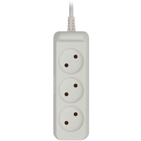 Удлинитель 3х1.5м без заземл. 6А IP20 UX(6)-3-1.5m ПВС 2х0.75 Эра Б0038567