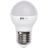 Лампа светодиодная PLED-SP G45 9Вт шар 5000К холод. бел. E27 820лм 230В JazzWay 2859662A