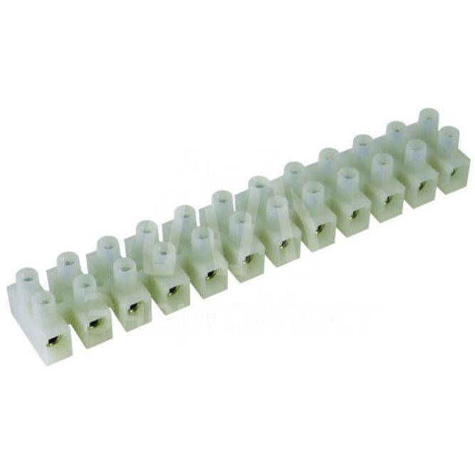 Колодка клеммная полипропилен 12х16мм винт. п/п OK-435-12-PLP DKC 43512PL/B