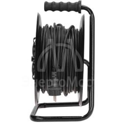 Удлинитель силовой КГ на катушке 4 гнезда с/з 50м 3х1.5кв.мм IP44 c защитными крышками метал. катушка Rexant 13-5013