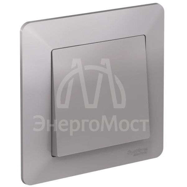 Рамка 1-м AtlasDesign Air алюм./дым. черн. SE ATN220301