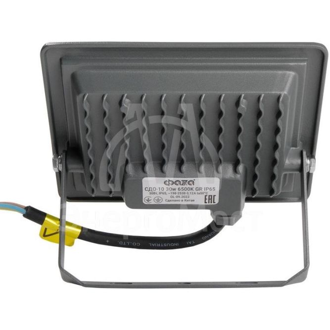 Прожектор СДО-10 30Вт 6500К GR IP65 230В ФАZА 5032071