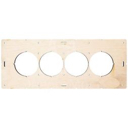 Шаблон для подрозетников c 4 отв. d68мм Expert EKF sh-d68-4