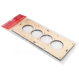 Шаблон для подрозетников c 4 отв. d68мм Expert EKF sh-d68-4
