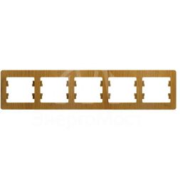 Рамка 5-м Glossa горизонт. дер. дуб SchE GSL000505