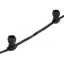 Гирлянда &amp;quot;Белт Лайт&amp;quot; 2жил. 2х2.5 черн. провод шаг 40см 220В IP65 (уп.100м) NEON-NIGHT 331-212