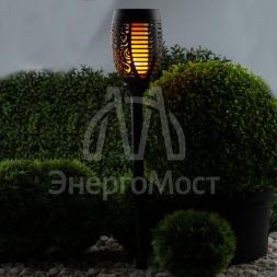 Светильник садовый ERASF012-35 Факел 72см солнечная батарея ЭРА Б0044243