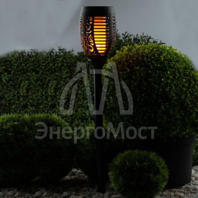 Светильник садовый ERASF012-35 Факел 72см солнечная батарея ЭРА Б0044243
