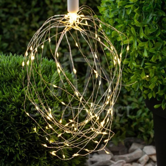 Светильник садовый Фейерверк подвесной на солнечной батарее ERAUF024-02 ЭРА Б0044217