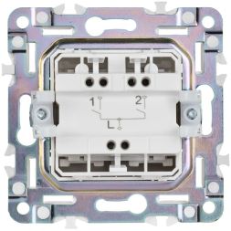 Выключатель 2-кл. SKANDY 10А SK-V04S серебр. IEK SK-V20-0-10-K23