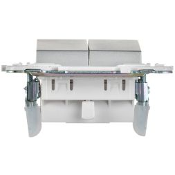 Выключатель 2-кл. SKANDY 10А SK-V04S серебр. IEK SK-V20-0-10-K23