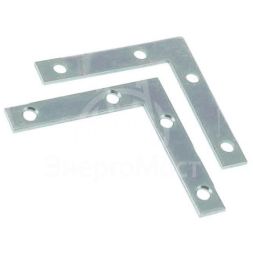 Уголок оконный плоский 40х40х10х1.5мм желт. Zitar 148318