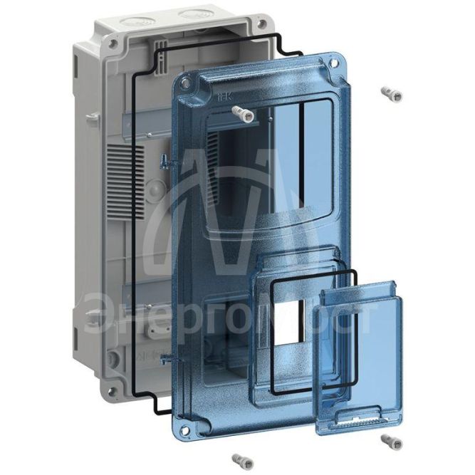 Корпус пластиковый ЩУРн-П 1/8 Krepta 5 IP66 PC IEK MSP1-N-08-55