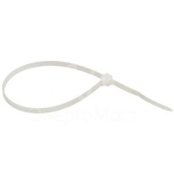 Хомут кабельный 3.6х200 нейл. бел. (уп.100шт) EKF plc-c-3.6x200