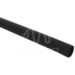 Трубка термоусадочная ТУТк клеевая нг 12/3 черн. 1м (уп.10м) PROxima EKF tut4-k12-b