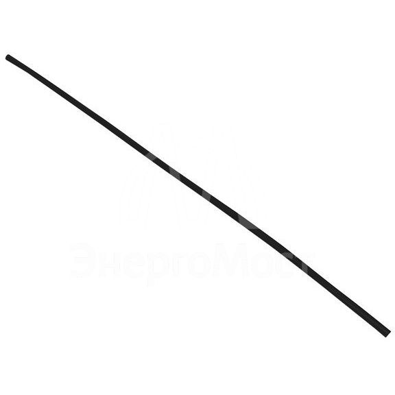 Трубка термоусадочная ТУТк клеевая нг 12/3 черн. 1м (уп.10м) PROxima EKF tut4-k12-b