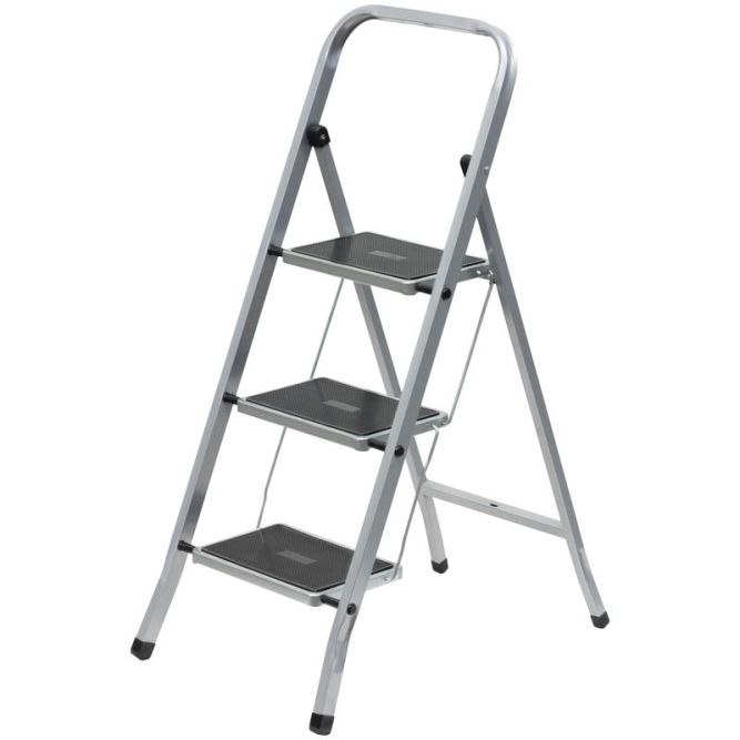 Лестница-стремянка 3 широкие ступ. Н=113см 5.2кг сталь FIT 65382