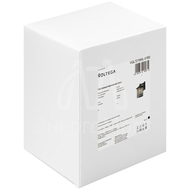 Светильник Domi 1х40Вт E27 IP44 бра настен. Voltega VGL7219WL-01B5