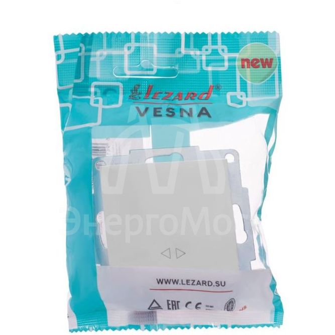 Механизм выключателя промежуточн.1-кл. СП VESNA бел. LEZARD 742-0288-107