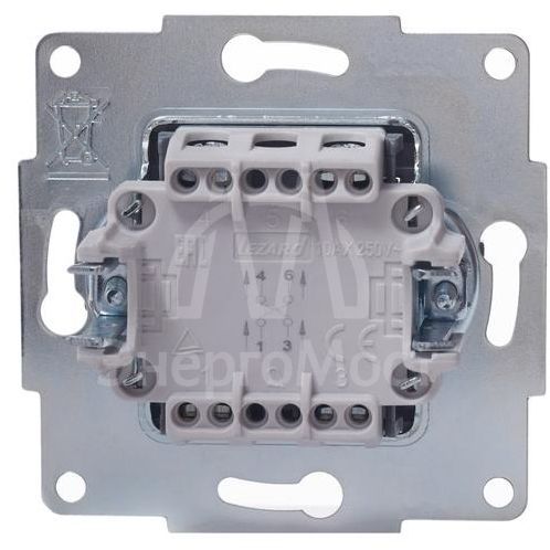 Механизм выключателя промежуточн.1-кл. СП VESNA бел. LEZARD 742-0288-107