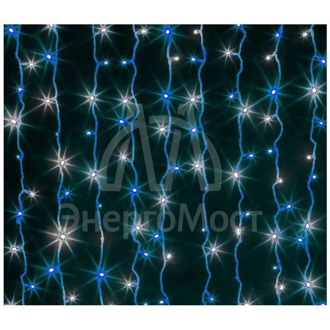 Гирлянда &amp;quot;Занавес&amp;quot; 500 LED 250х150см уличная соед. до 6 мод. син./бел. SHLights 4690601041302