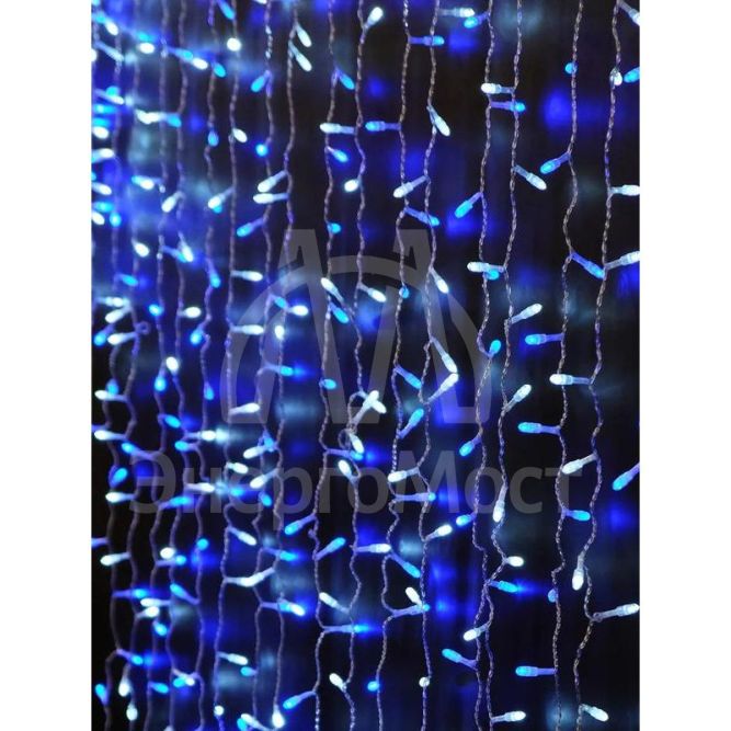 Гирлянда &amp;quot;Занавес&amp;quot; 500 LED 250х150см уличная соед. до 6 мод. син./бел. SHLights 4690601041302