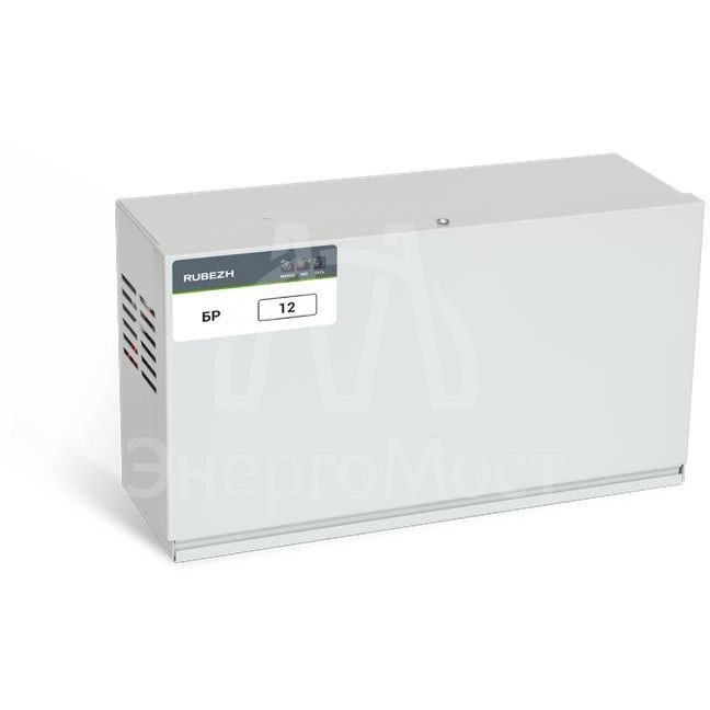 Бокс резервного электропитания БР 12 2х12 (без АКБ; под АКБ 2х12А.ч 12В бел.) Рубеж Rbz-045567