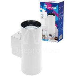 Светильник светодиодный FixtGU10_003White под 2 лампы GU10 накладной черн. КОСМОС KFixtGU10_003White