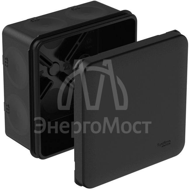 Коробка распределительная MultiBox IP66 85х85х42 DIY (со стикером) черн. SE IMT352971