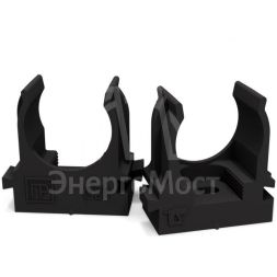 Держатель для труб (клипса) d20мм для монтажного пистолета черн. в п/э Промрукав PR13.0132