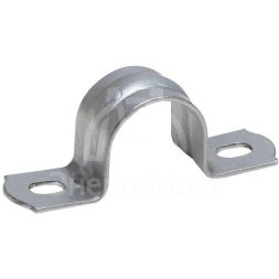 Скоба металлическая двухлапковая d 10-11мм (уп.100шт) ЭРА Б0036423