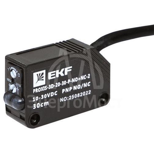 Датчик оптический бесконтактный EKF PROXIS-3D-20-30-P-NO+NC-2