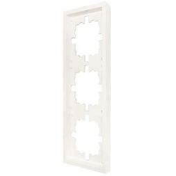 Рамка 3-мест. горизонт. ZIMA слон. кость LEZARD 704-9000-148