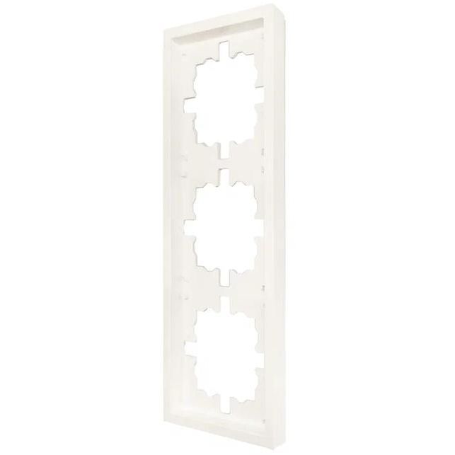 Рамка 3-мест. горизонт. ZIMA слон. кость LEZARD 704-9000-148