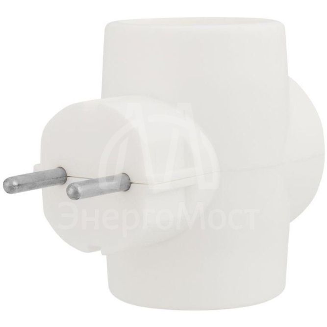 Евротройник электрический без заземл. 220В 6A-10A (инд. упак.) Rexant 11-1068