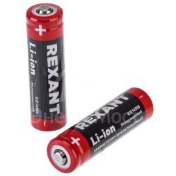 Аккумулятор Li-ion 14500 3.7В 750мА.ч unprotected Rexant 30-2050
