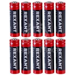 Аккумулятор Li-ion 14500 3.7В 750мА.ч unprotected Rexant 30-2050