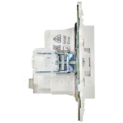 Розетка SKANDY 16А с заземл. без защ. шторок SK-R05W арктич. бел. IEK SK-R11-16-K01