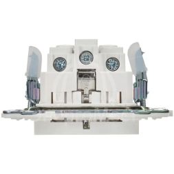 Розетка SKANDY 16А с заземл. без защ. шторок SK-R05W арктич. бел. IEK SK-R11-16-K01