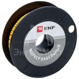 Маркер каб. 1.5кв.мм &amp;quot;6&amp;quot; (к-1000ед) (ЕС-0) EKF plc-KM-1.5-6