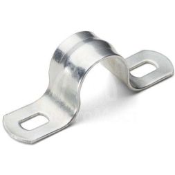 Скоба крепежная двухлапковая СМД d38-40мм метал. оцинк. (уп.50шт) Fortisflex 49184