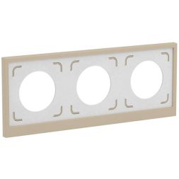 Рамка 3-м KANT IP44 ванильн. марципан DKC 7015946