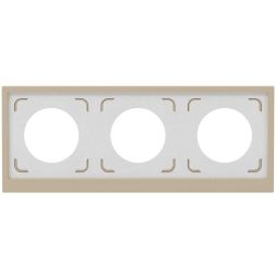 Рамка 3-м KANT IP44 ванильн. марципан DKC 7015946